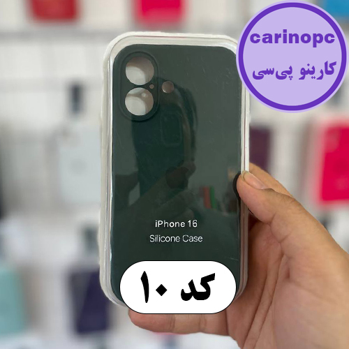 قاب سیلیکونی پاک کنی آیفون 16 محافظ لنزدار