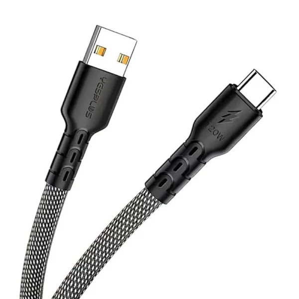 کابل تبدیل USB به USB-C یس پلاس  5A 120W