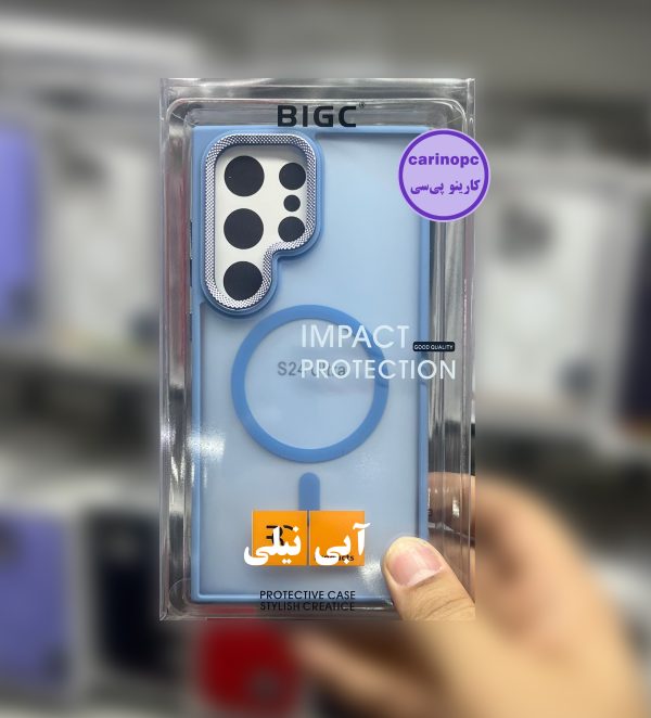 قاب سیلیکونی s24 ultra مگ سیف دار