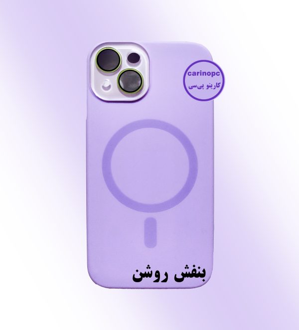 قاب سیلیکونی آیفون 13 مگ سیف دار و دارای محافظ لنز