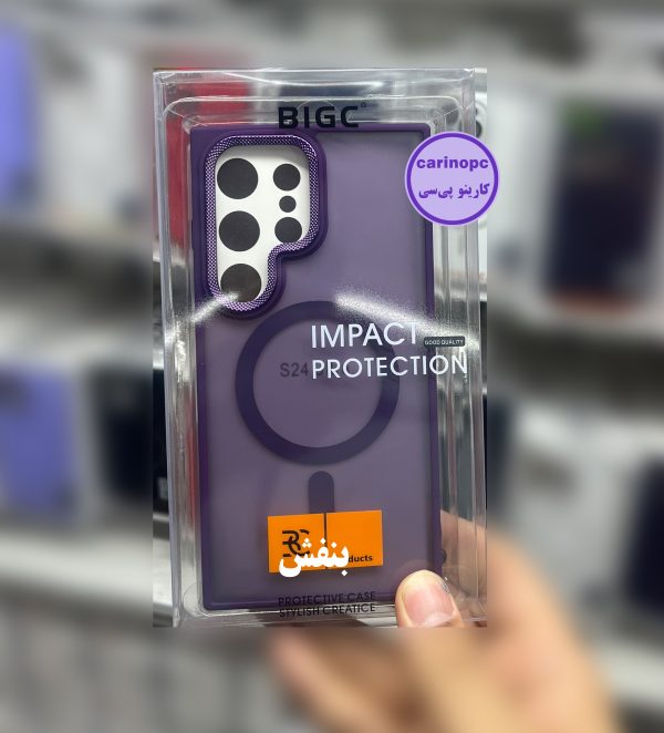 قاب سیلیکونی s24 ultra مگ سیف دار