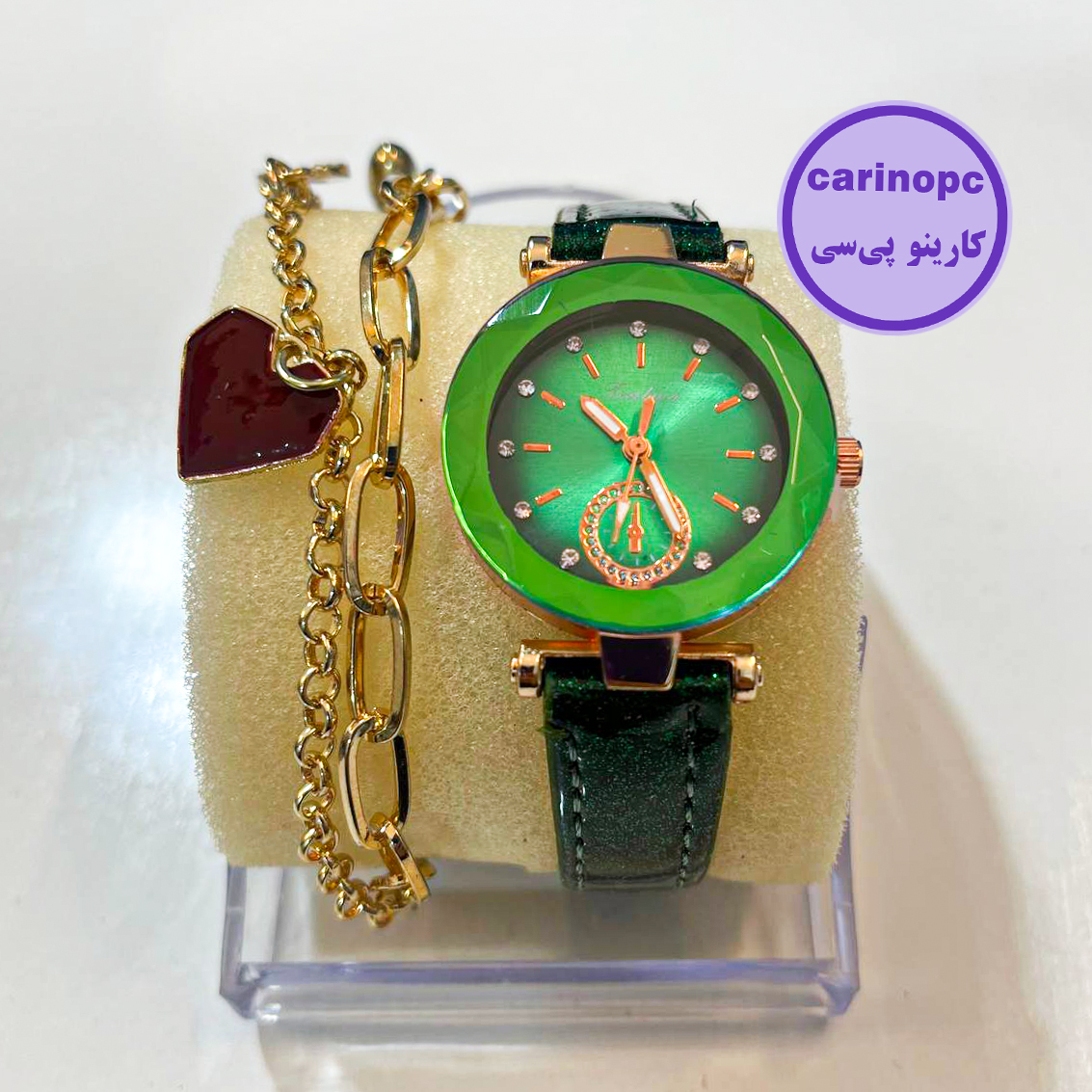 ست ساعت و دستبند زنانه کد03